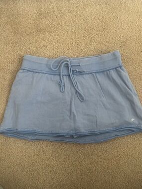 Urban Outfitters Light Blue Drawstring Skort